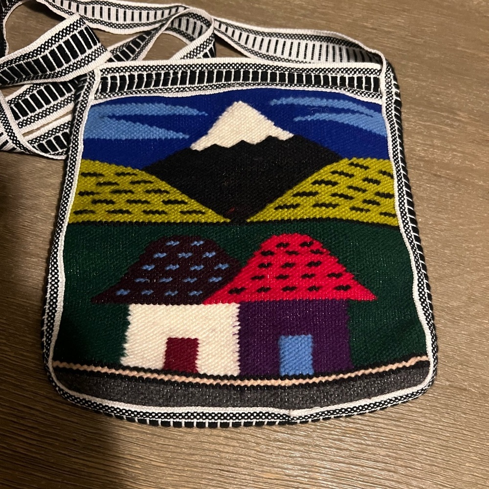 Small Woven Shoulder Crossbody Bag